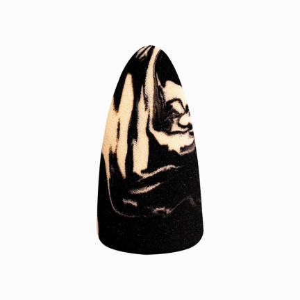 Marble pattern teardrop shaped makeup sponge set