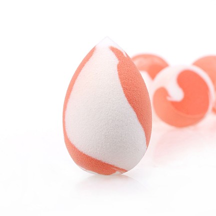Gradient marble soft teardrop sponge
