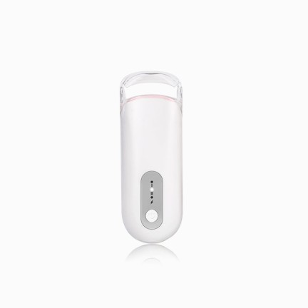 Electric heated eyelash curler with comb