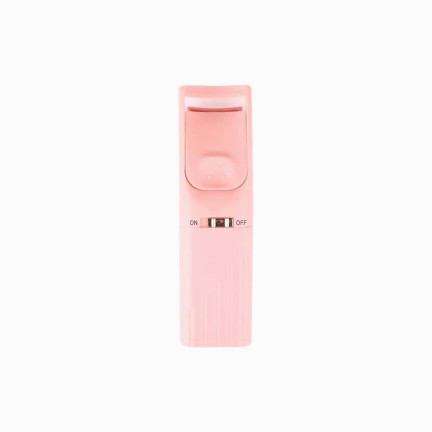 Dual-temperature controlled portable electric heated eyelash curler