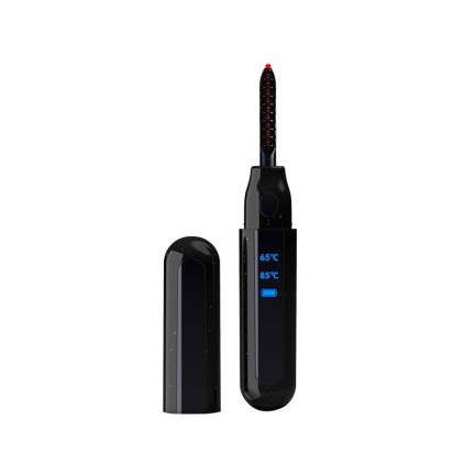 Dual-temperature display USB charging electric eyelash curler