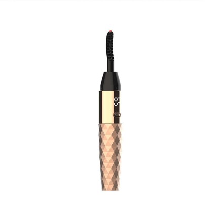 Gold portable electric mini heated eyelash curler
