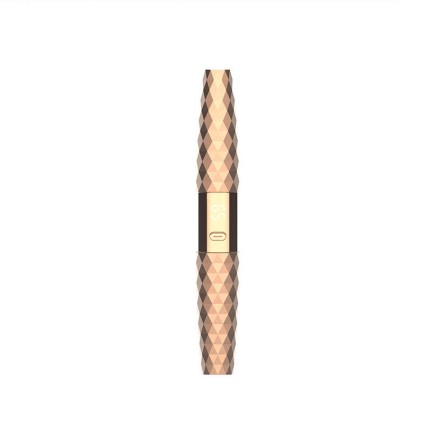Gold portable electric mini heated eyelash curler