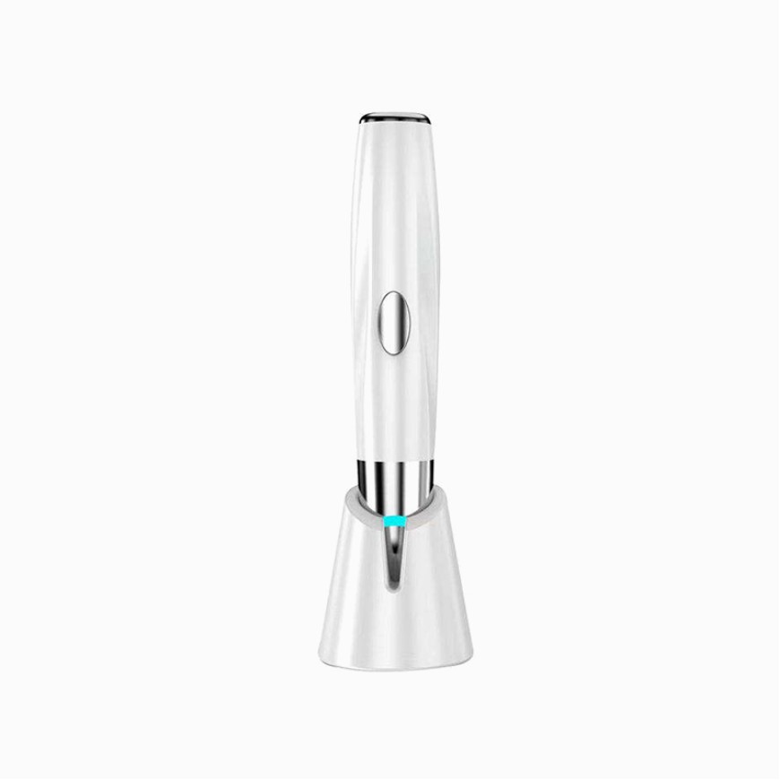 Triple-spectrum heating and vibrating eye care pen