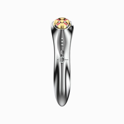 Silver portable eye firming beauty device