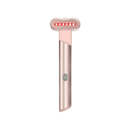 Rotating microcurrent eye firming beauty device