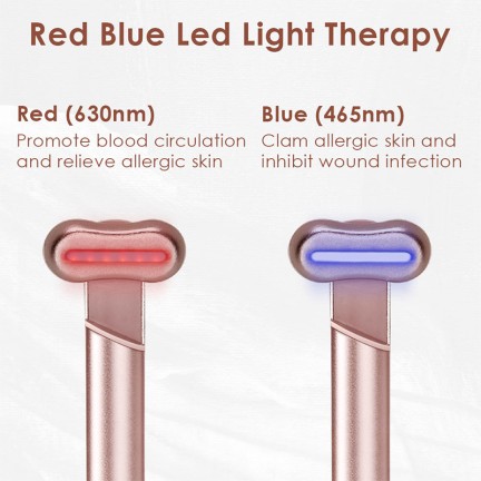 Rotating microcurrent eye firming beauty device