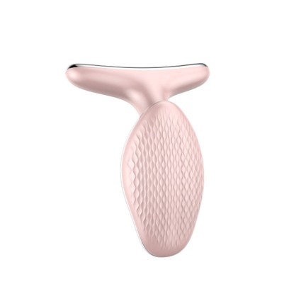 Handheld facial and neck lifting beauty device
