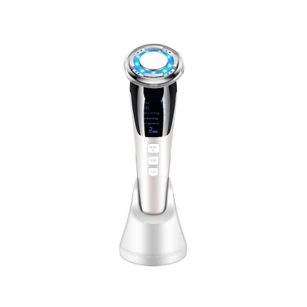 Portable hot and cold facial lifting and beauty device
