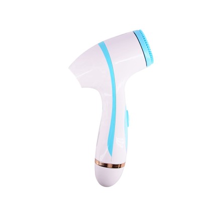 Portable sonic silicone deep cleansing facial brush