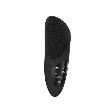Mini rechargeable sonic silicone facial cleansing brush