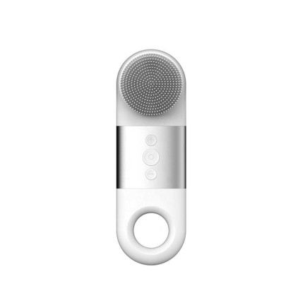 Hot and cold therapy silicone electric facial cleansing brush