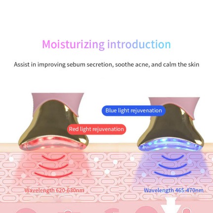 Photon-heated silicone facial cleansing brush