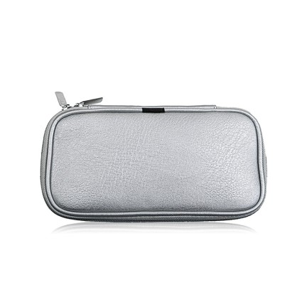 Silver luxury 10-piece makeup brush set