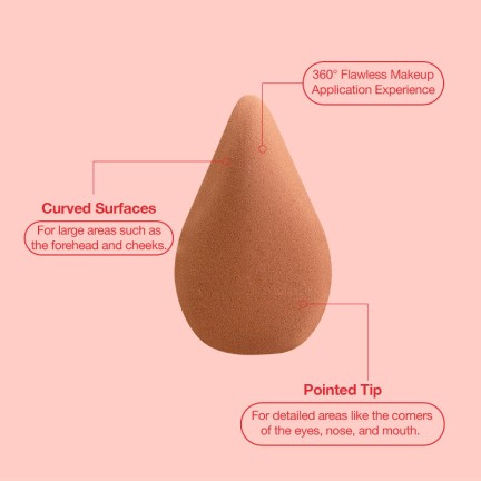 Irregular latex-free high-quality makeup sponge