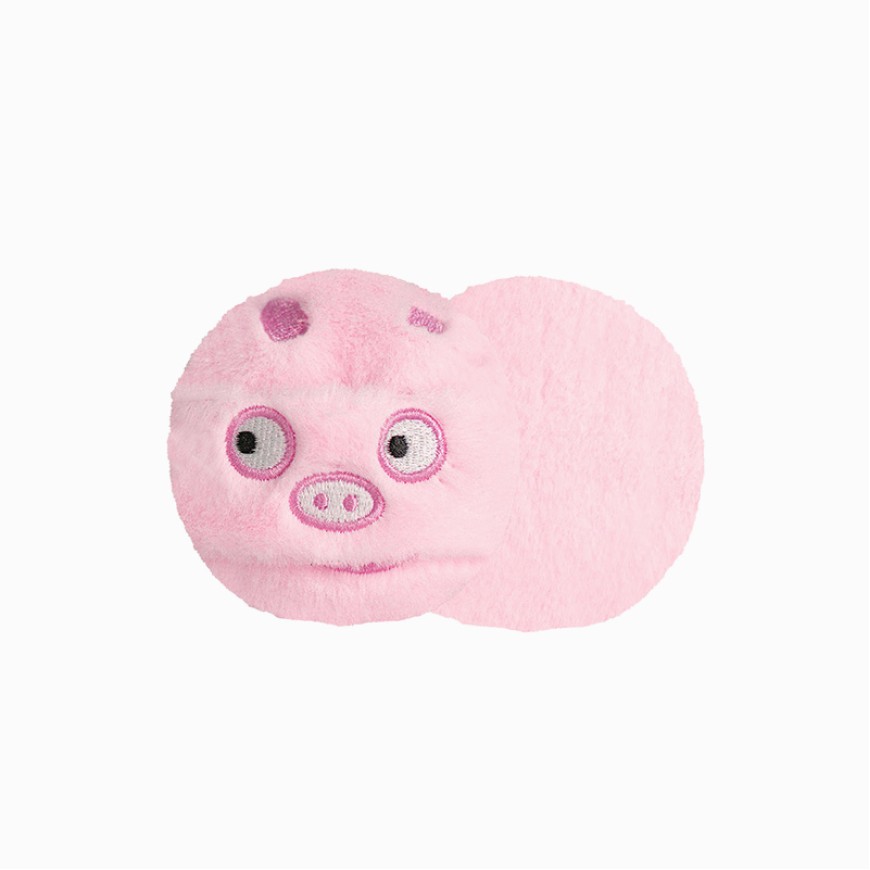 Velvety soft round eco-friendly powder puff