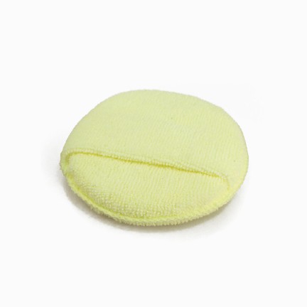 Women's solid color latex-free teardrop-shaped makeup puff