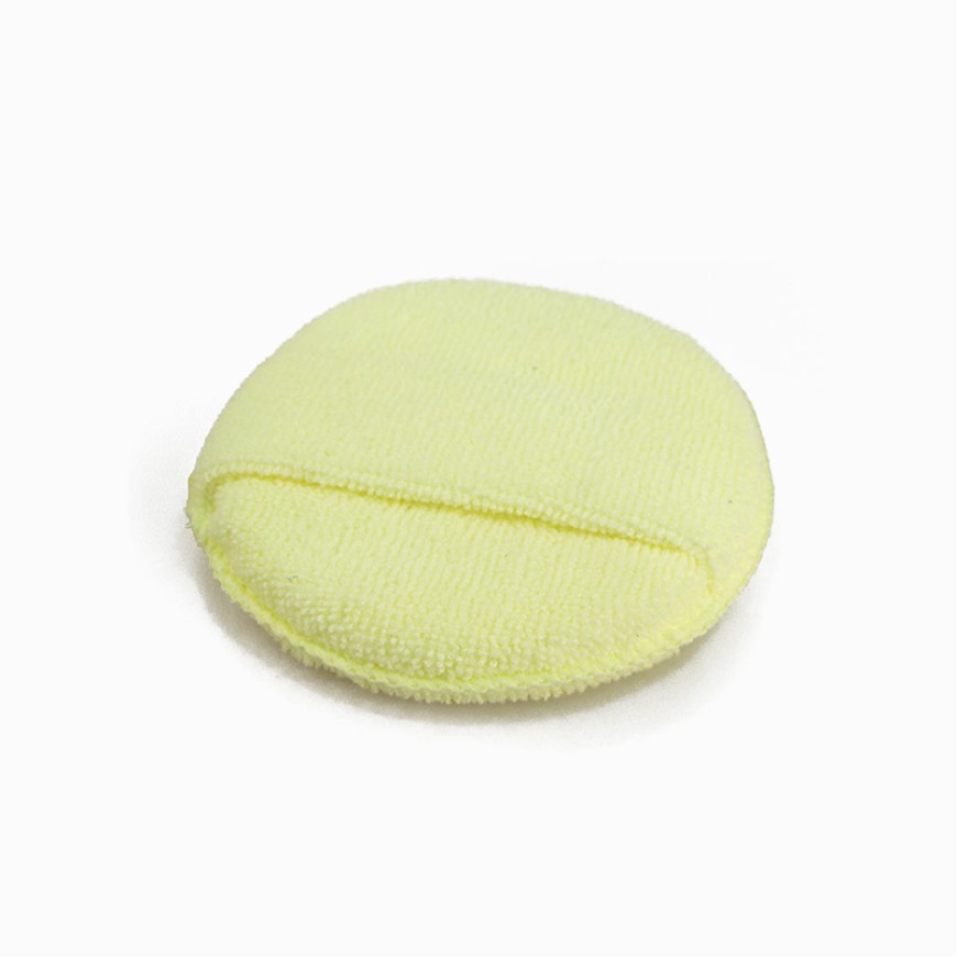 Women's solid color latex-free teardrop-shaped makeup puff